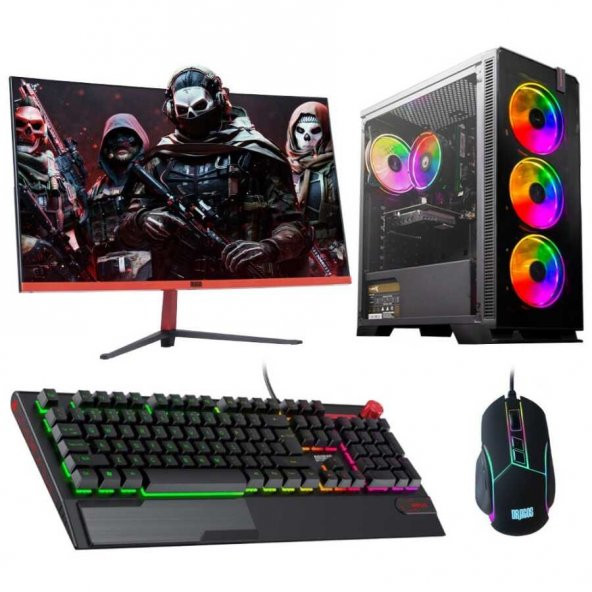 Dragos DRx1803 i5 12400F 16GB Ram 512GB M.2 NVMe SSD 8GB RTX3070Ti 23.6 inç Curved Oyuncu Bilgisayarı