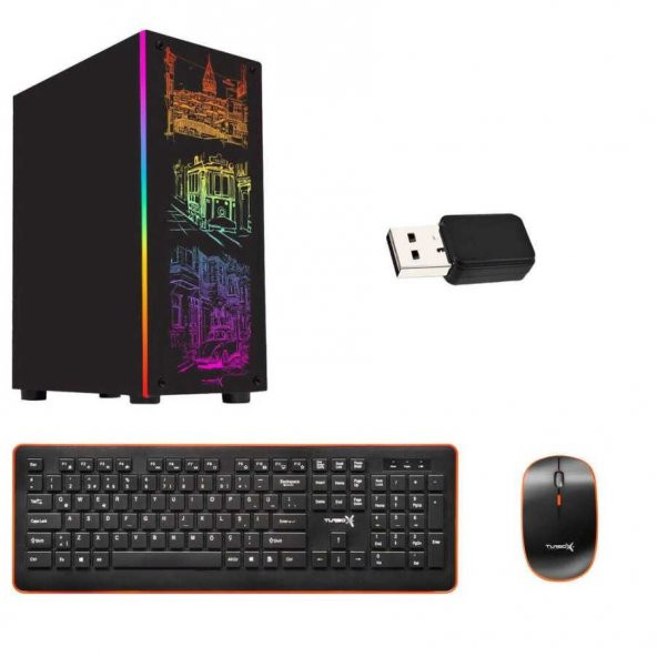 Turbox Tx1987 i5 3470 16GB Ram 512GB SSD 4GB R7 240 Ekran Kartı Masaüstü İş ve Ofis Bilgisayarı