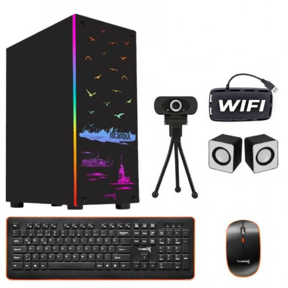 Turbox Tx2035 Pentium G3250 4.Nesil 8GB Ram 512GB SSD Hoparlör+Webcam Masaüstü Ev Ofis Bilgisayarı