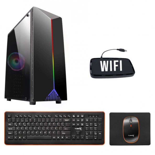 Turbox Tx2286 i3 12100F 16GB Ram 512GB SSD 2GB R5 230 Ekran Kartı Masaüstü Ev Ofis Bilgisayarı