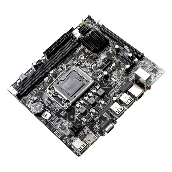 Turbox H61C Sata Ddr3 1600MHz Usb 2.0 Vga Hdmi Ses Lan 1155P 2.3.Gen Kutusuz Anakart