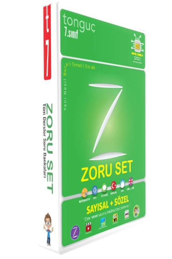 7. Sınıf Zoru Bankası Tüm Dersler Soru Bankası - Tonguç Yayınları