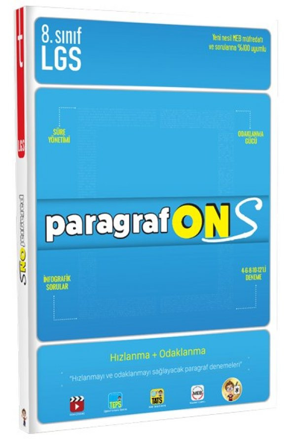 ParagrafONS - 5,6,7. Sınıf ve LGS Paragraf Soru Bankası - Tonguç Akademi