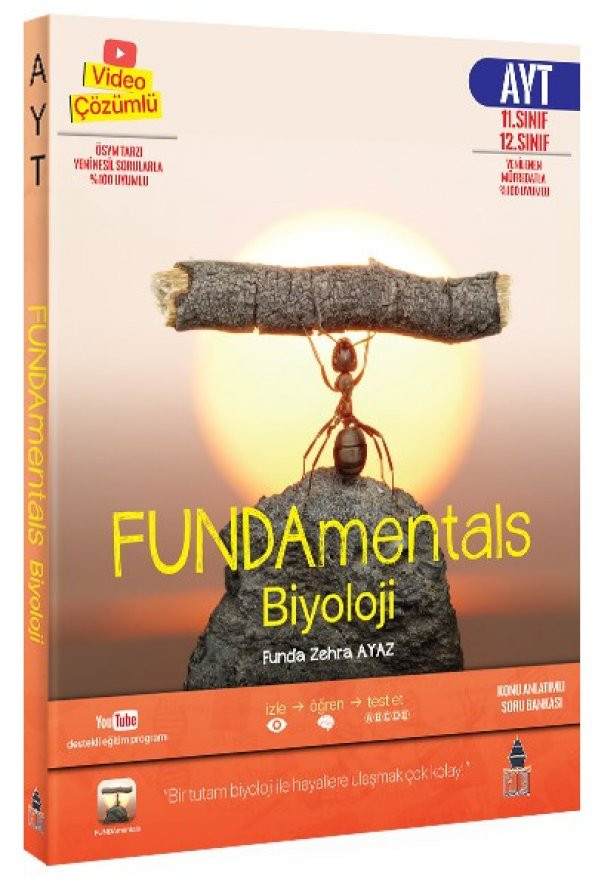 FUNDAmentals Biyoloji AYT Konu Anlatımlı Soru Bankası