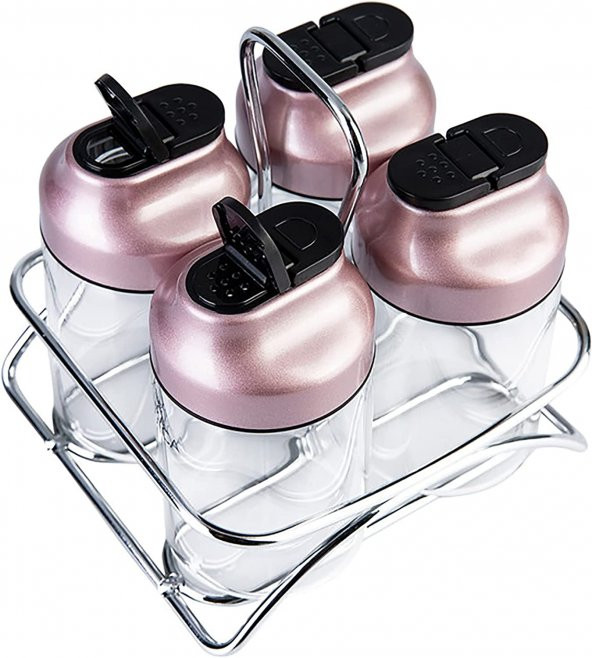 Dımple Rosegold 5 Parça Baharat Seti - 1