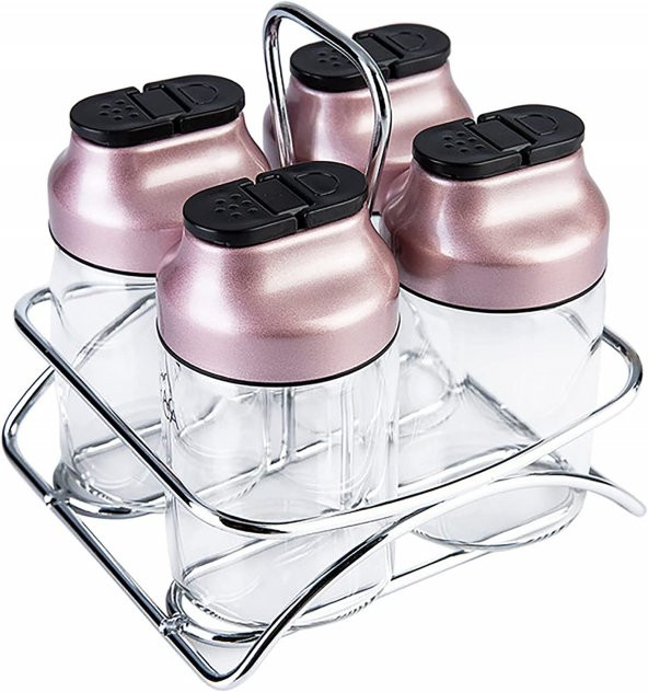 Dımple Rosegold 5 Parça Baharat Seti - 2