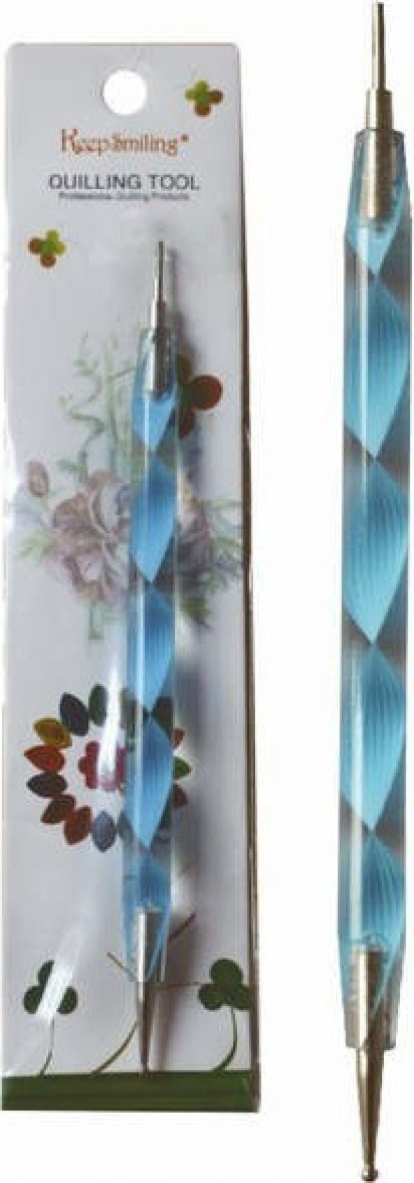 Hayal Akrilik Saplı Quilling + Kabartma Aleti (Çift Yönlü) - 2