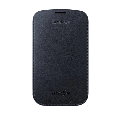 Samsung Galaxy S3 Orjinal Pouch Kılıf - Siyah EFC-1G6LBECSTD (Outlet)