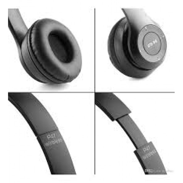P47 Wıreless 5.0+edr Bluetooth Kablosuz P47 Siyah - 3