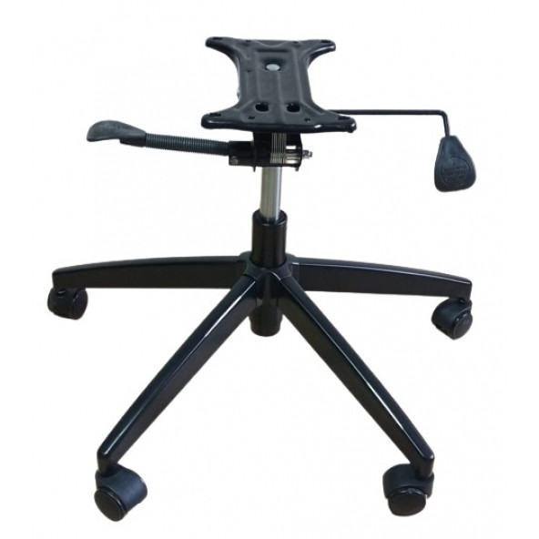 Oyuncu Koltuğu Yıldız Ayağı Yüksek Piramit Ayak Çift Kol Mekanizma Siyah Pistonlu ürün görseli