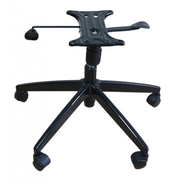 Oyuncu Koltuğu Yıldız Ayağı Yüksek Piramit Ayak Çift Kol Mekanizma Siyah Pistonlu - Resim 4