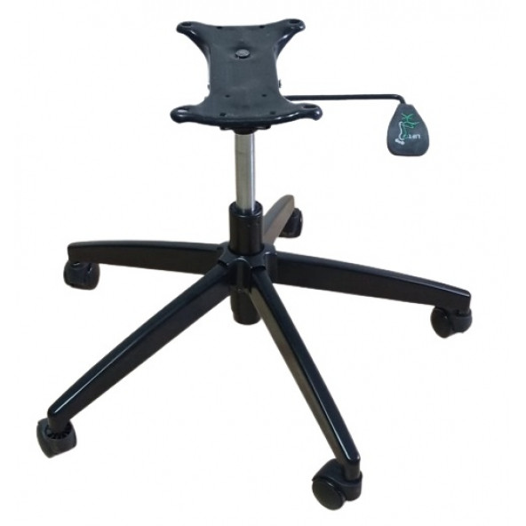 Oyuncu Koltuğu Yıldız Ayağı Yüksek Piramit Ayak Tek Kol Mekanizma Siyah Pistonlu - Resim 2