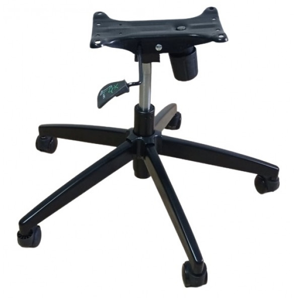 Oyuncu Koltuğu Yıldız Ayağı Yüksek Piramit Ayak Tek Kol Mekanizma Siyah Pistonlu - Resim 4