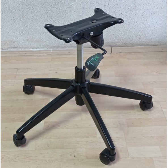 Oyuncu Koltuğu Yıldız Ayağı Yüksek Piramit Ayak Tek Kol Mekanizma Siyah Pistonlu - Resim 7