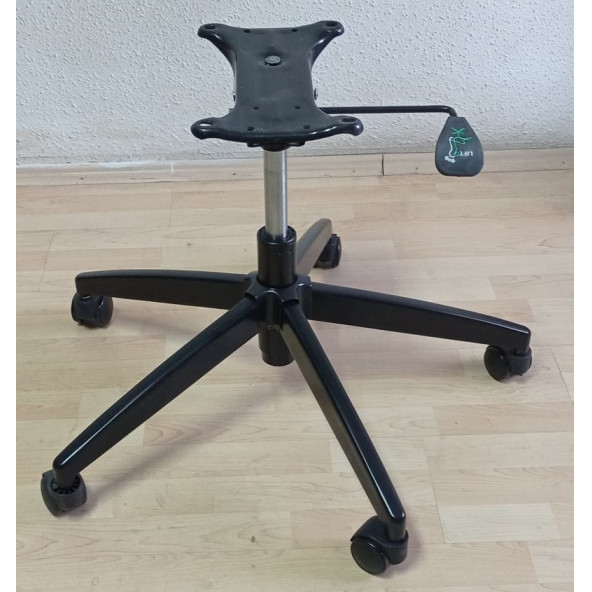 Oyuncu Koltuğu Yıldız Ayağı Yüksek Piramit Ayak Tek Kol Mekanizma Siyah Pistonlu - Resim 8