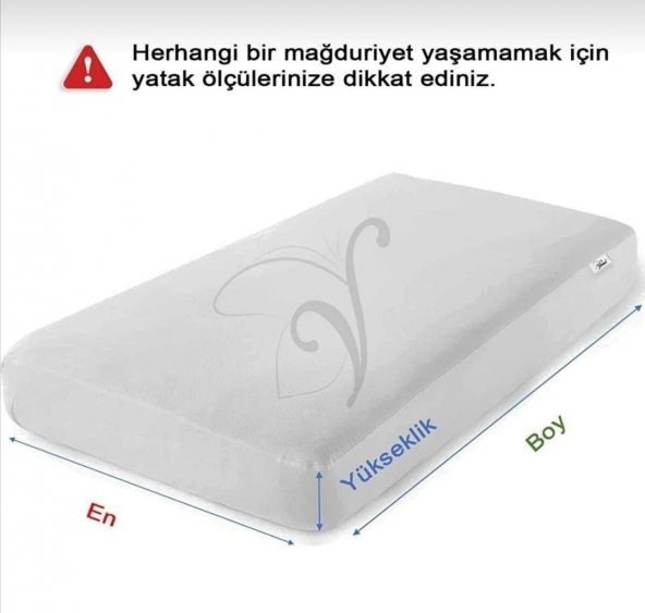Tek Kişilik Alez Mikro Full Kenar Fitted Su Sıvı Geçirmez Alez Yatak Koruyucu Alez 120 X 200 CM Pamuklu - 8