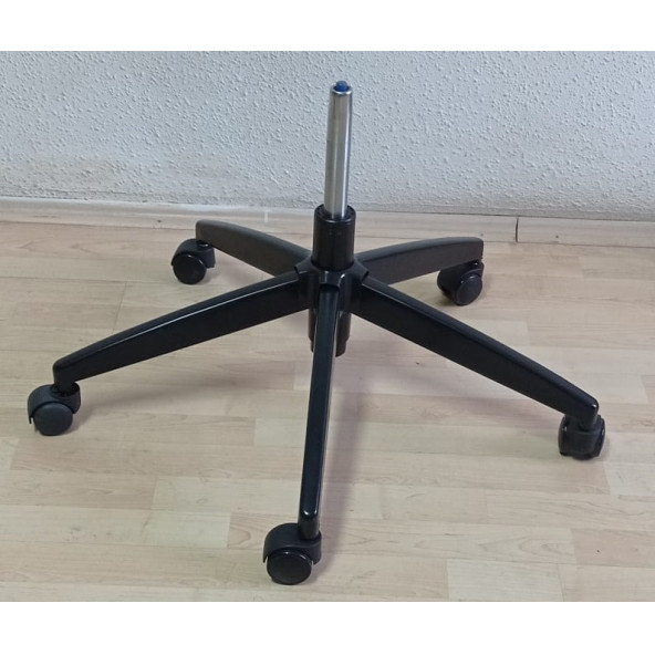 Oyuncu Koltuğu Yıldız Ayağı Yüksek Piramit Ayak Siyah Pistonlu - Resim 3