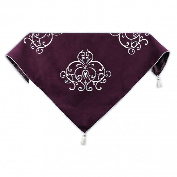 Sıklamen Kadife Kumaş Örtü