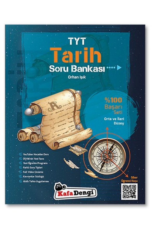 TYT Tarih Soru Bankası Yüzde 100 Başarı Kafa Dengi Yayınları