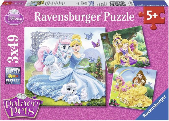 RPK093465 Çocuk Yapboz, Belle Sindrealla Rapunzel