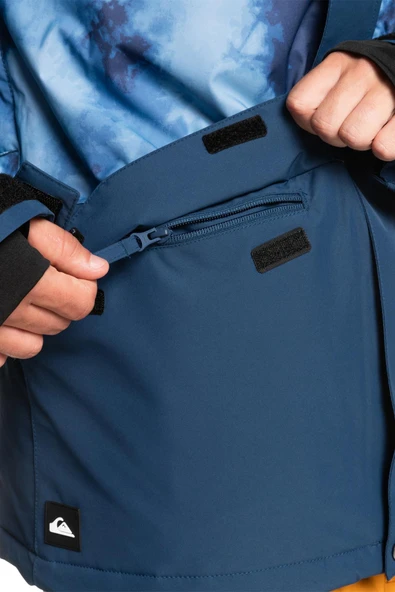 Quiksilver  EQYTJ03339 - Mission Printed Block Erkek Snowboard Kayak Montu - Resim 10