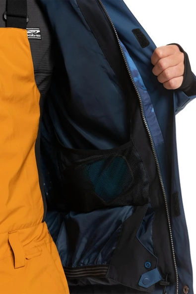 Quiksilver  EQYTJ03339 - Mission Printed Block Erkek Snowboard Kayak Montu - Resim 7