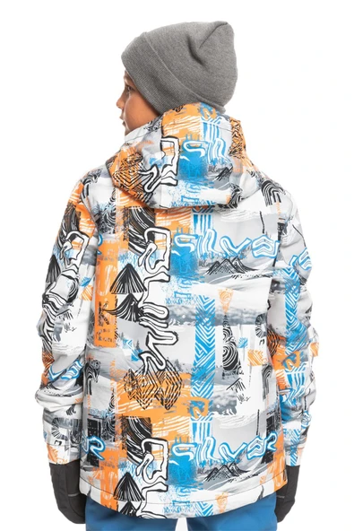 Quiksilver  EQBTJ03171 - Morton Erkek Snowboard Su Geçirmez Kayak Montu - Resim 3