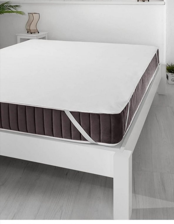 Pamuklu  Micro  Fit Dört Kenar Lastikli  Battal  Boy Su  Sıvı  Geçirmez Yatak Alezi Yatak Koruyucu 180 X 200  CM - 6