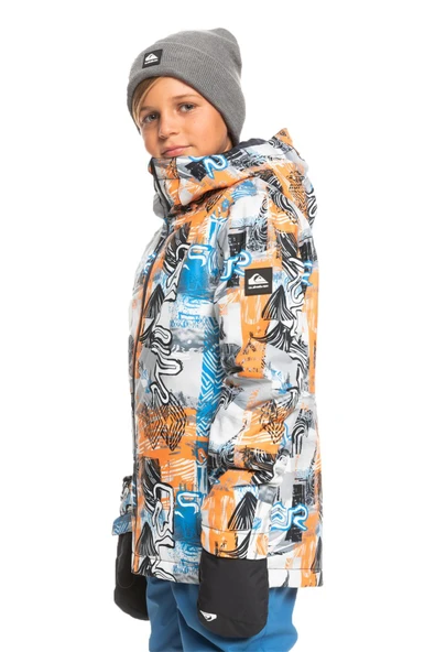 Quiksilver  EQBTJ03171 - Morton Erkek Snowboard Su Geçirmez Kayak Montu - Resim 2