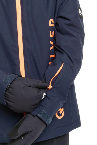 Quiksilver  EQBTJ03171 - Morton Erkek Snowboard Su Geçirmez Kayak Montu - Resim 12