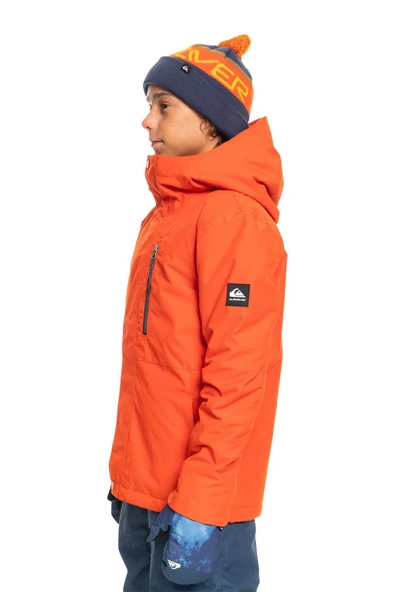 Quiksilver EQBTJ03157 - Mission Solid Çocuk Snowboard Su Geçirmez Kayak Montu - Resim 2