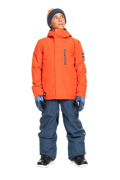 Quiksilver EQBTJ03157 - Mission Solid Çocuk Snowboard Su Geçirmez Kayak Montu - Resim 7