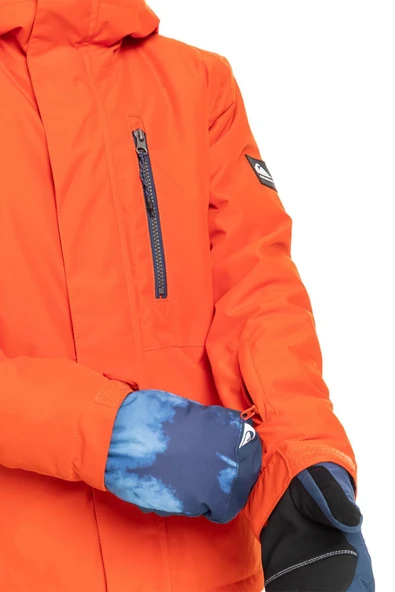 Quiksilver EQBTJ03157 - Mission Solid Çocuk Snowboard Su Geçirmez Kayak Montu - Resim 4