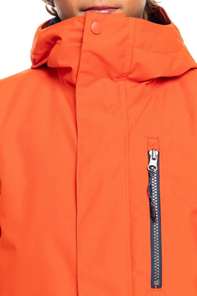 Quiksilver EQBTJ03157 - Mission Solid Çocuk Snowboard Su Geçirmez Kayak Montu - Resim 3