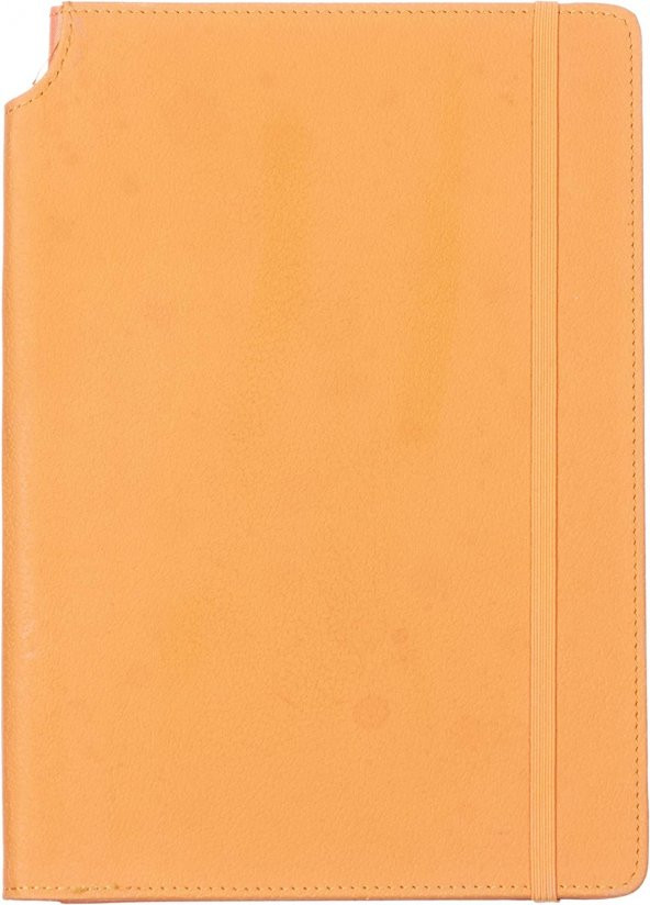 KN-502 Termo Suni Deri Not Defter, Turuncu
