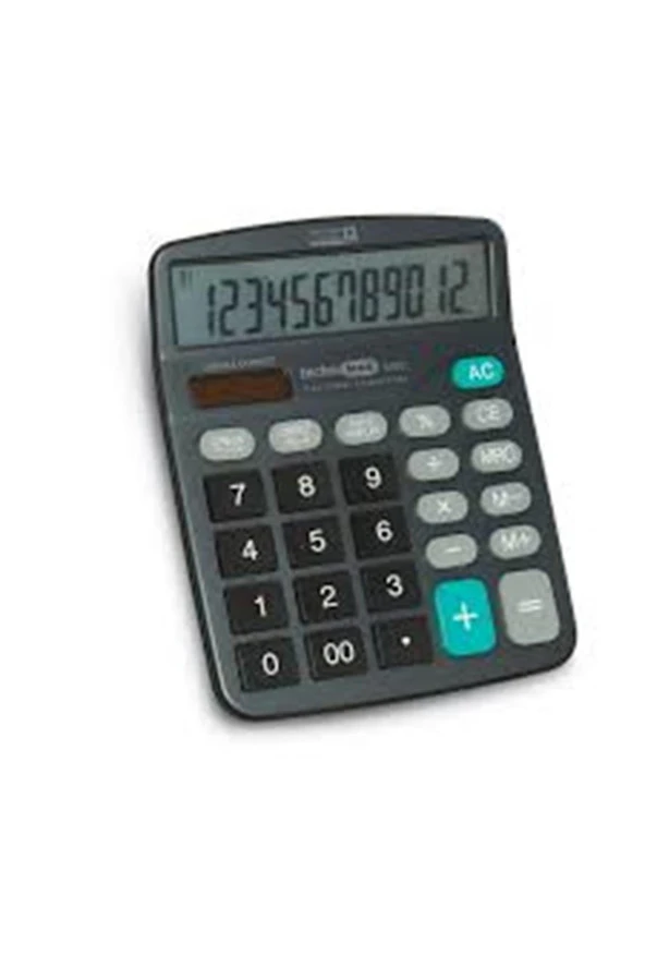 Mas Hesap Makinesi Masa Üstü Düzeltmeli Plastik Panel 12 Haneli ürün görseli 1