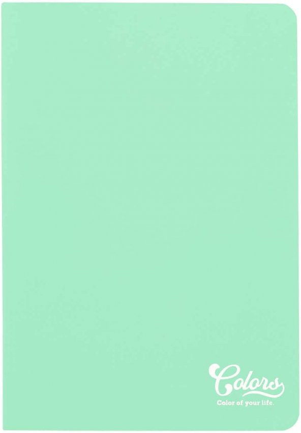 Colors A5 40 Yaprak Kareli Defter, Yeşil - 1