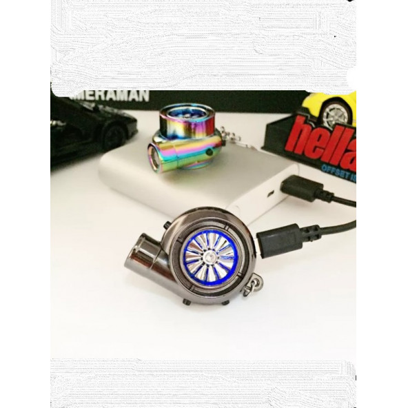 ÖZEL TASARIM ÇAKMAKLI TURBO ANAHTARLIK-GÖKKUŞAĞI - 3