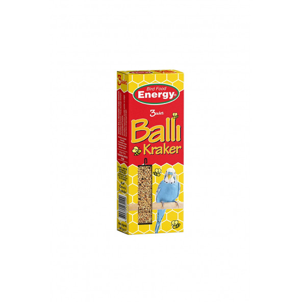 ENERGY BALLI MUHABBET KUŞU KRAKERİ 3'LÜ