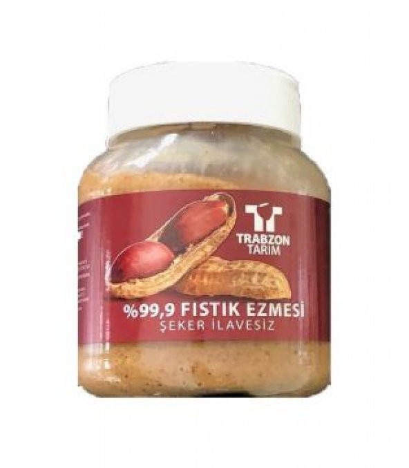 Trabzon Tarım 99 Fıstık Ezmesi 300 Gr Şeker İlavesiz