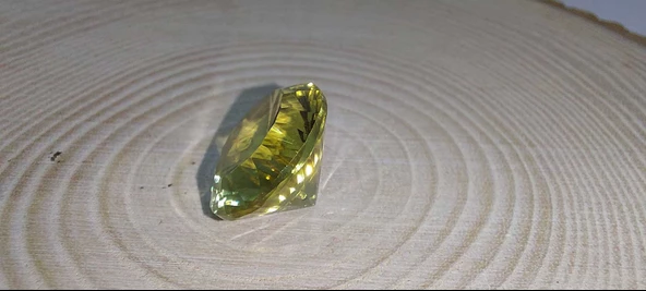 Sitrin Taşı Faset Kesim (yüzük, kolye ucu vb yapımına uygun) (Ortalama 13 karat) - 4
