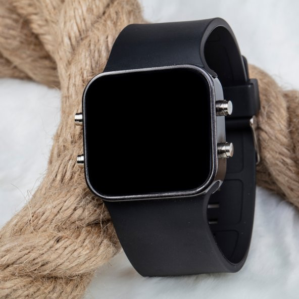 Spectrum Watch Tuşlu Led Ekran Dijital Erkek Saat Silikon Bileklik ST-303758 - Resim 2