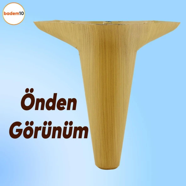 Aspen Lüks Mobilya Kanepe Koltuk Tv Ünitesi Baza Ayağı Ayakları 15 Cm Açık Kahverengi Ayak (4 ADET) - 7