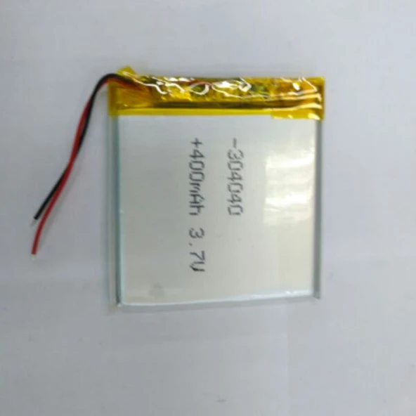 Lipo 304040 3.7 Volt 400 mAh Lityum Polimer Pil
