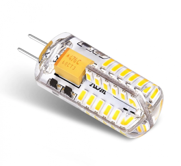 CATA 6 Watt 305 Lümen Gün Işığı G4 Duylu 12 Volt Geniş Açı Led Kapsül Ampul (CT-4251)