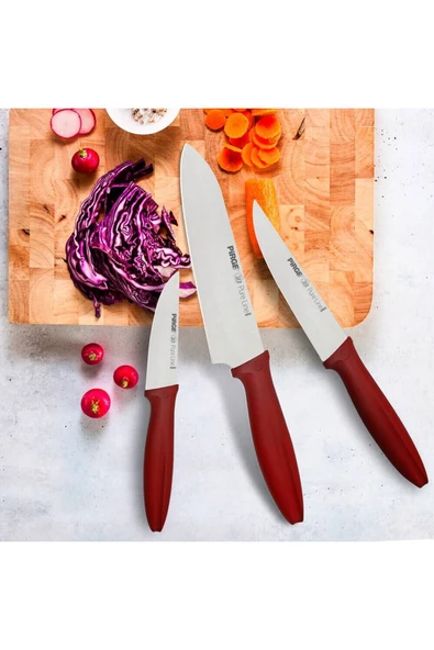 Pure Line 3 Lü Mutfak Bıçak Seti - 3
