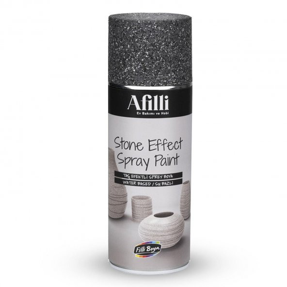 Taş Efektli Sprey Boya Koyu Gri Granit Stone Effect 400 ml