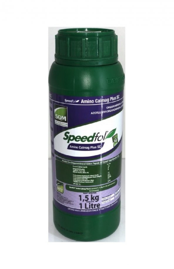 Speedfol Amino Calmag Plus SC Yaprak Gübresi 1 Litre, 1.5 Kg