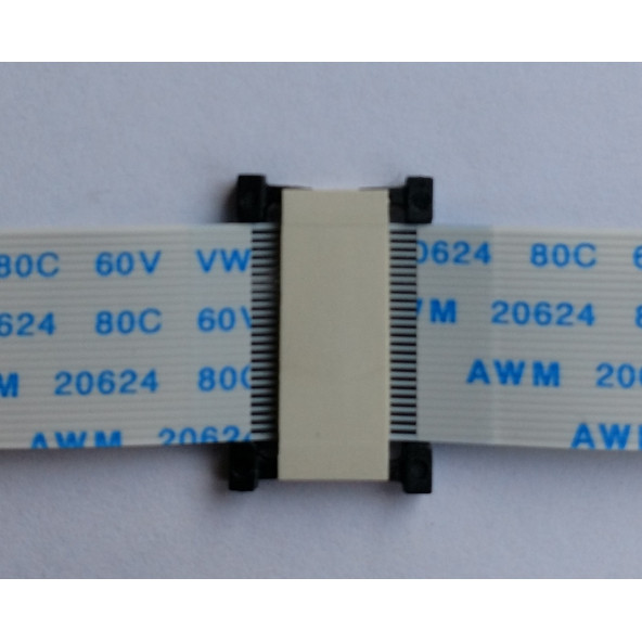 Flex kablo ekleme uzatma adaptörü Ffc konnektörü Uzatma soketi 0.5 mm adımlı 24 pin 24-24 - Resim 3