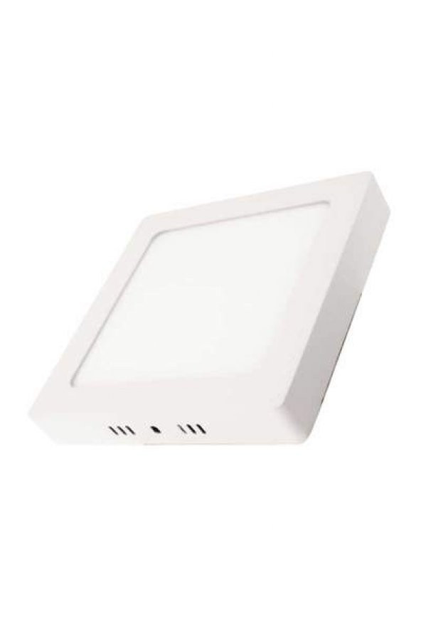 ACK 12 Watt 1020 Lümen Beyaz Kasa 3000 Kelvin Gün Işığı Kare Sıva Üstü Led Panel Armatür ( AP04 - 01200 )